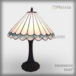 MX000059 wholesale tiffany style vitral desk lamp for home decoration MX000059 staind glass desk lamp