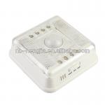 New 8 LED Light White Lamp PIR Auto Sensor Action Move Motion Detector White GL14024