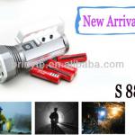 New Arrival Portable Aluminum Cree LED Power Style Flashlight s88