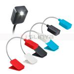 NEW Clip On Adjustable LED Book Reading Light BL-07