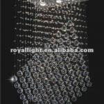 New model LED Clear Crystal Hanging Light hot sale R-851