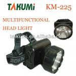 new rechargeable plastic led headlamp KM-225