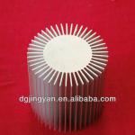 OEM high quality extruded anodized Aluminum round led heatsink JY-520