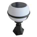 Outdoor CE roundness solar pillar light for garden yard lighting.lawn lamp JR-2012