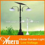 Outdoor Lamp Fixture 2x10W Solar LED Lights For Garden 3.5m Pole With Optional Solar Cell AN-SGL-2x10w/70w/3.5m