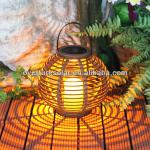 OVERTURE new disign mood setting solar lantern with flame like led JY0068