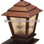 PILLAR LIGHT - JATI WOOD MA-PBH-2