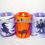 plastic Halloween led candle lights JR-HG159