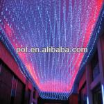 PMMA optic led fiber optic chandelier , hotel lighting decoration DS390