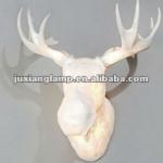 Polyresin Modern Deer Head Animal Wall Lamp JX1018