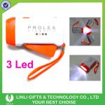 Promotional Plastic Led Dynamo Flashlight LLTL13033-1