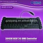 QY-C1316 384 channels dmx light controller control 24pcs lights at 16 CHS QY-C1316