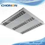 recessed 54W grid lighting fixture with 22pcs cross-blade louver reflector suit for LED Tube MQG-Y017354A