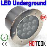 Red Green Blue 12w IP68 led underground paving light 85~265V PN-2UG12W