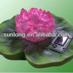 Resin Lotus Solar Light For Lawn SL40261 SL40261