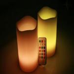 rgb remote plastic battery LED Candle light NAB-55/GS