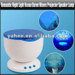 Romantic Night Light Ocean Daren Waves Projector Speaker Lamp, YGA425A YGA425A