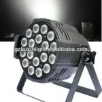 sharpy light 18pcs quad 4 in1 led par can LX-G041