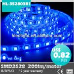 SMD 3528 30LED/meter IP65 / IP67 Blue color led strip HL-352803B1