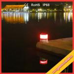 solar led red caution light