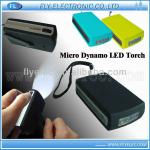 Square Micro Dynamo LED Torch RT9132