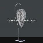 Stainless Steel Floor Lamp Rose Bud Shaped Crystal Floor Lamp BF01-0923f