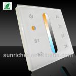 Sunricher iphone control dimmable bicolor led lighting wifi controller,CE ROHS led lighting wifi controller SR-2830B  wifi controller