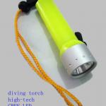 Supply waterproof fluorescent ABS CREE led diving torch BE-2G04001