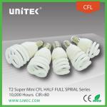 T2 Half Full Spiral CFL Bulb Lamp UNCF23W-HFS-T2