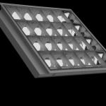 T8 Grille Lamp Fixture DGJA4-18-I