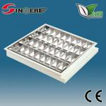 T8/T5 4*18w fluorescent louver office Recessed grill fluorescent electric light 595x595 t8 SF418U