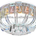 traditional remote LED chandelier with k9 crystal ball 6079