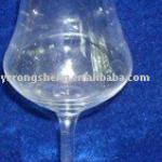 Transparent glass goblet CT051