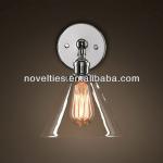 Vintage Style Brass Wall Lamp with Edison Light Bulb G-FW17