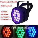 waterproof IP65 indoor/outdoor 4IN1 5IN1 6IN1 18 LED PAR light ICON-A011C-18(5IN1/6IN1)