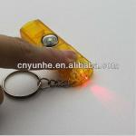 whistle led keychain flashlight with compass yunhe008