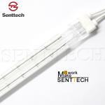 White coated halogen heater parts,energy saving quartz glass infrared heater parts STSTW