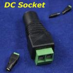 Wholesale,DC socket connector for power supply,portable for led strip light smd 3528/smd 5050 single color WU-0910LB