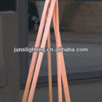 Wooden body hotel lamp with wooden shade hot &amp; modern design MF-3220