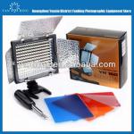 YONGNUO YN-160 LED video studio led panel flash light for camcorder with fiter YN160