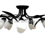 ZHONGSHAN AITLUCE modern white indoor glass ceiling lights 7012/5