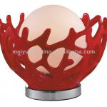 zhongshan half round shape red able lamp 901-31043